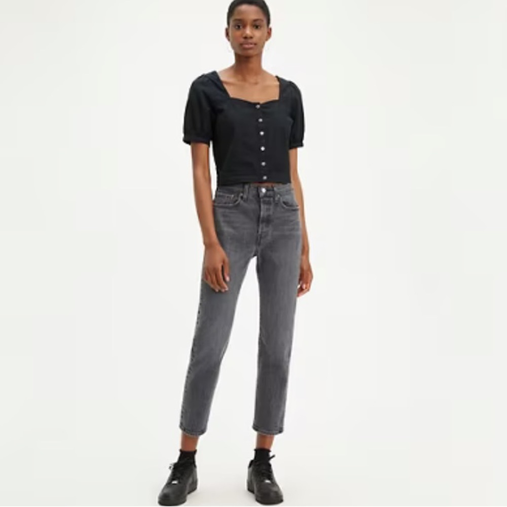 Levi’s Wedgie Straight Break a Leg Black Sz 30